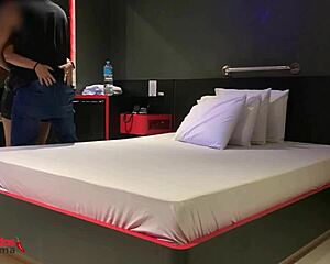 Babe this Brazilian cougar's dating that cute young black guy while hubby's watching 😏👀🔥