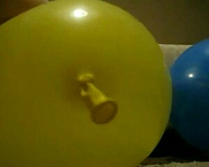 i can't stop watching sophie finger her wet pussy with balloons in living room and bathroom