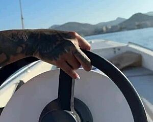 damn he took me out on the boat to the middle of the sea and exploded right in my tight ass yasmina khan