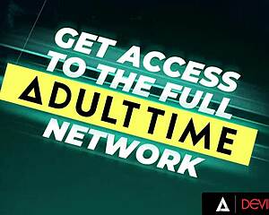 Tattooed Babe Chokes on Monster Cock for Lesbian Creampie