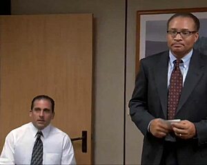 at the office a wild 1x2 creampie threesome goes down with interracial heat