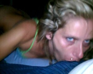 angie angel's lips smeared with thick sticky cum facial creampie