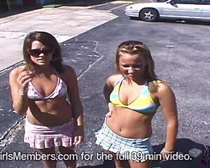 hey, these hot 18yo farm girls flash pierced nipples n get fully nude on florida ranch outdoors 😘