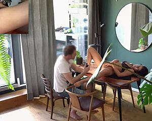 love at first bite... asandra licks pussy close up with passion 😍👅