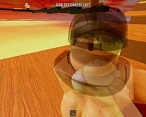 Think roblox is just games? Petite teen pussy begs for real fucking