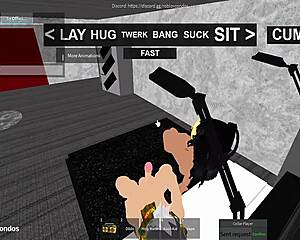 fucking cute asian teen 18+ in roblox condohub 😈🔥