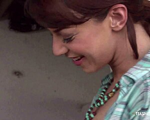 a sexy horny brunette milf village lady bends over for monster cock anal assfucking doggystyle on the ranch