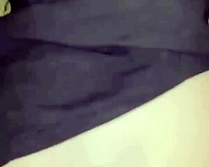 amoosinas unloads cum on tight white ass in airport toilet—fucked her pussy doggystyle bent over