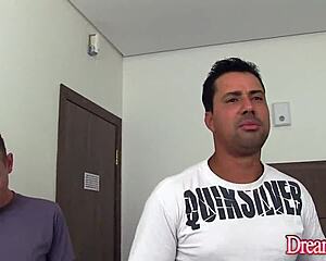 tgirl amanda fialho anal assfucking crossdressing 3way cum explosion