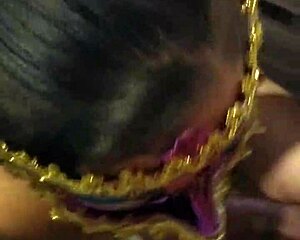 Real homemade Latina prostitute gives horny blowjob sex.