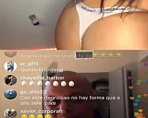 thick puertorican latina shows off her big caribbean ass and natural tits on insta