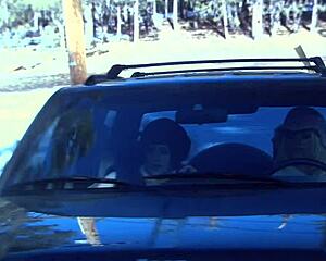 wow! blonde milf CARMEN LUVANA rides BIG COCK doggystyle in chalet