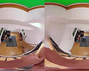 Voyeur spies blonde czech riding cock before becoming her lover