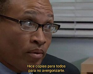 at the office a wild 1x2 creampie threesome goes down with interracial heat