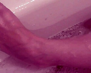 milf soapy foam tits pussy sexy blonde shower handjob