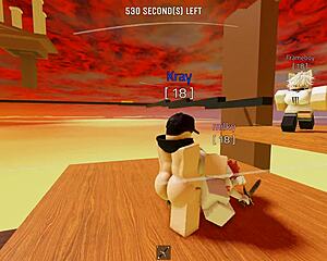 Think roblox is just games? Petite teen pussy begs for real fucking