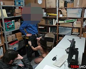 Shoplifting Teen Sucks Cock and Fucks to Dodge Felony Charges!!