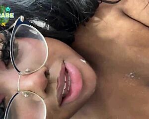 omg my huge wet black saggy tits bouncin while suckin monster bbc