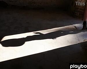 Hey, watch this blonde katie jean strip her hot body bare?