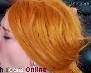 British Redhead Victoria Greene Craves Creampie Swallow Session