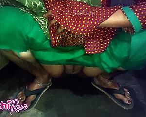 aunty heads to toilet i see her nude body and fuck her hard doggystyle