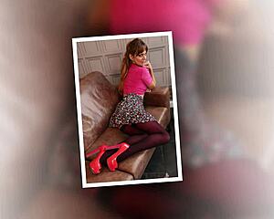 i love these layered nylons on my legs feels so smooth