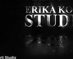 Princess lili bounces big natural tits in first triple anal creampie.