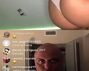 thick puertorican latina shows off her big caribbean ass and natural tits on insta