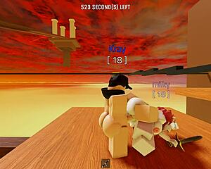 Think roblox is just games? Petite teen pussy begs for real fucking