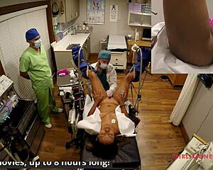 latina nurse melany lopez spreads pussy with toys backstage hospital