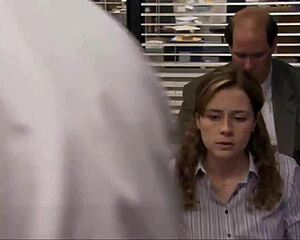 at the office a wild 1x2 creampie threesome goes down with interracial heat