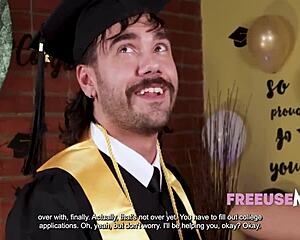 freeusemum does homework with nasty milf pussy fucking