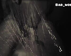 bad wolf28 jerks off in shower for women 18+