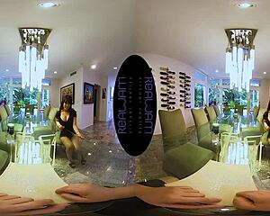 my hot ebony girlfriend takes brutal anal pounding with toys pov