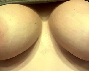 italian milf artemisia love bounces her huge natural nipples in slow motion bedroom solo