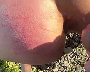 ever wonder how submissive wife takes spanking and fisting publicly?