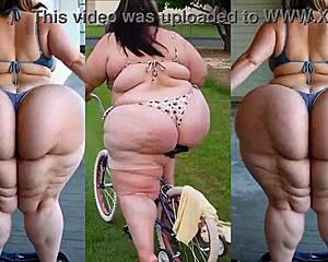 i'm lovin this ssbbw granny belly jiggle comp... whoa fat ass shakes!