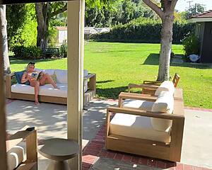 Cheating Stepmom Tries Nudist Life with Big Cock Creampie