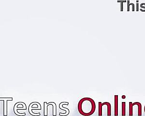 hey, this gorgeous 18yo student is getting off so hot! 🔥😍