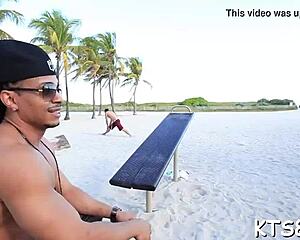 tranny ass gets monster cock slammed in garage orgy 🍑🍆💦