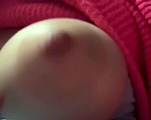 artemisia love bounces huge natural tits hard nipples closeup