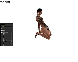 black dude fucks cartoon chick hardcore standing squatting lying shop sex
