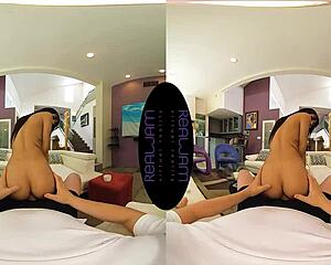 my hot ebony girlfriend takes brutal anal pounding with toys pov