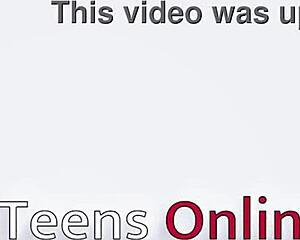 i'm pounding this 18yo emo student's tight pussy rough till cumshot facial swallow