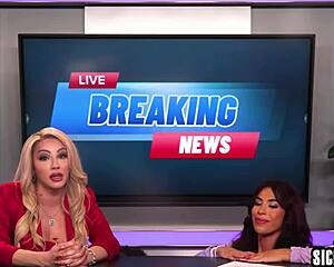 i'm obsessed with two big cock shemales destroying black milf destiny mira on tv