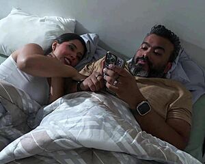 hot curvy stepmom milf shares her big bed for steamy fun with stepson
