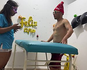 Shy patient tempts perverted doctor for secret ride