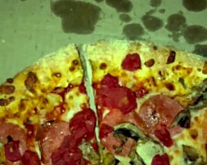 Saudi Arabian Snowwhite Masturbates with Pizza and Chocolate in LA Kinky Fetish