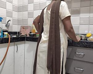 Desi college girl gets fucked hard by stepbro in kitchen after school Hindi moans! 😏🔥