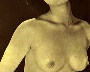 Victorian gentleman's erotic confessions with hairy vintage interracial tits